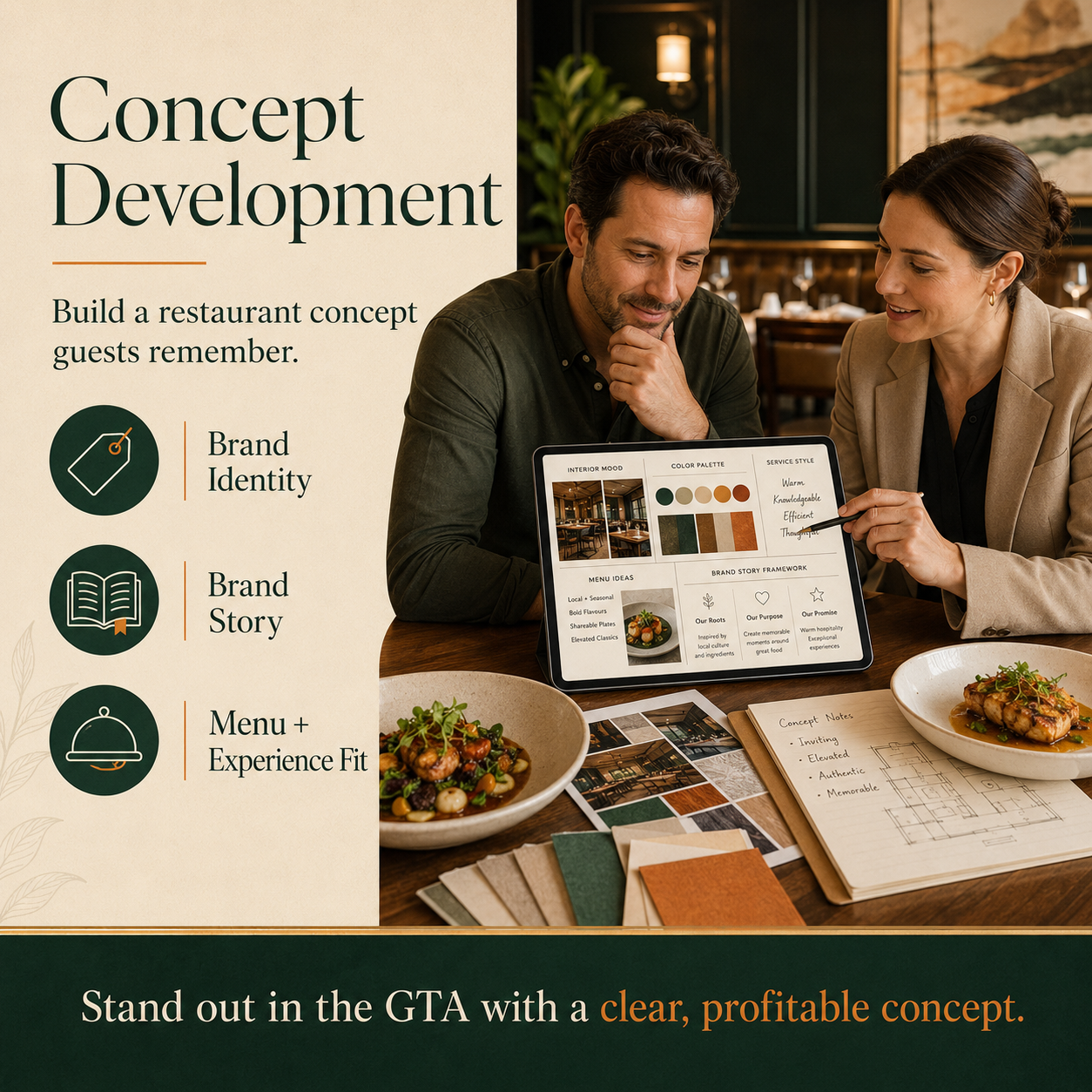 Concept Development - What's On The Menu Concept Development - What's On The Menu